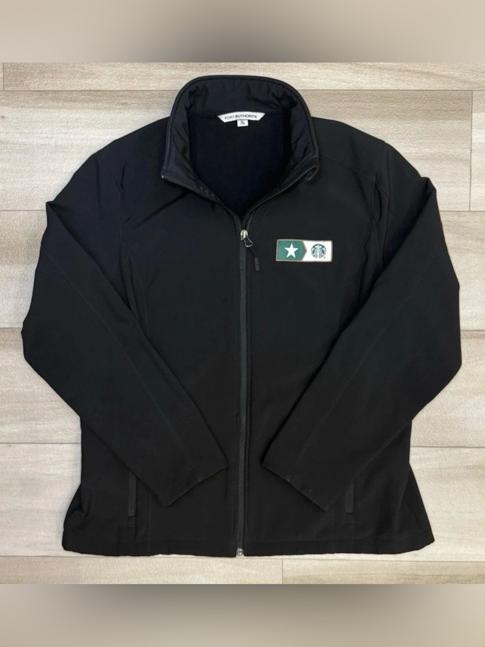 Port Authority x Starbucks Employee Jacket
Womens Sz XL Black Casual Athleisure